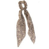 Scrunchie-Schal Taupe-Creme